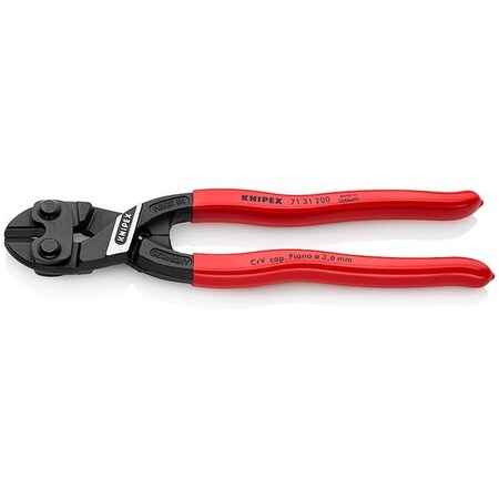 Knipex Knipex Tools KX7131-8 8 in. Compact Lever Action Mini Bolt Cutter KX7131-8